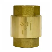 Клапан обратный пружинный STI 25 с пластиковым штоком