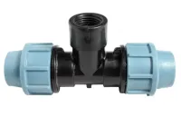 Тройник компрессионный Unidelta 25 х ½" х 25 с внутренней резьбой