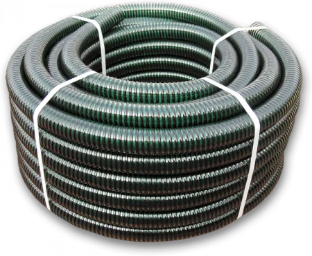 Шланг ПВХ напорно-всасывающий армированный спиралью пищевой Bradas ALI-FLEX N/V  2" 25м