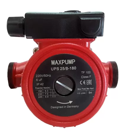 Циркуляционный насос MAXPUMP UPS 25/8-180 Циркуляционный насос MAXPUMP UPS 25/8-180