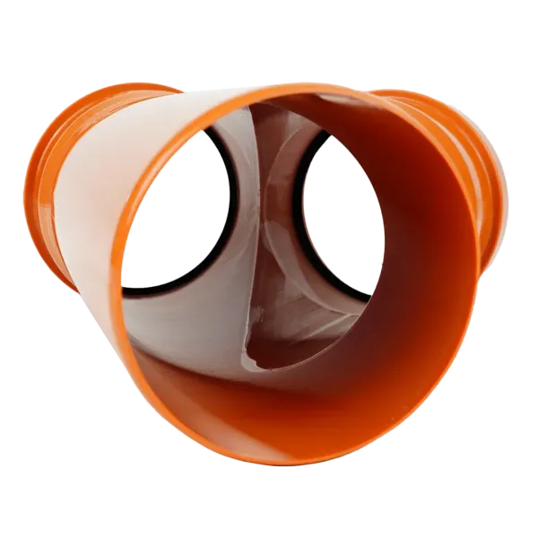 Тройник VALFEX 45⁰ градусов 110-110 для наружной канализации