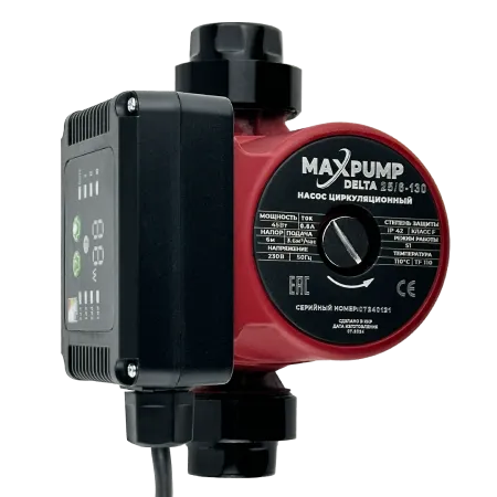 Циркуляционный насос MAXPUMP DELTA 25/6-130 Циркуляционный насос MAXPUMP DELTA 25/6-130