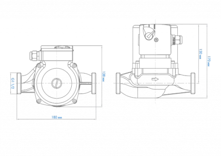 Циркуляционный насос Циркуляционный насос Джилекс «ЦИРКУЛЬ» 25/80  PREMIUM