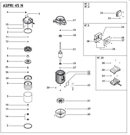 Поверхностный насос ESPA ASPRI45 5 N